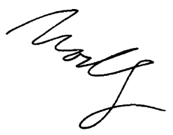 Bill Bradley handwriting